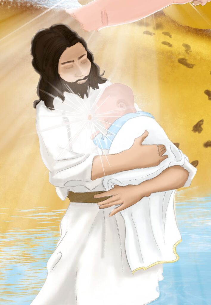 jésus bébé extrait illustration Enfant de Dieu