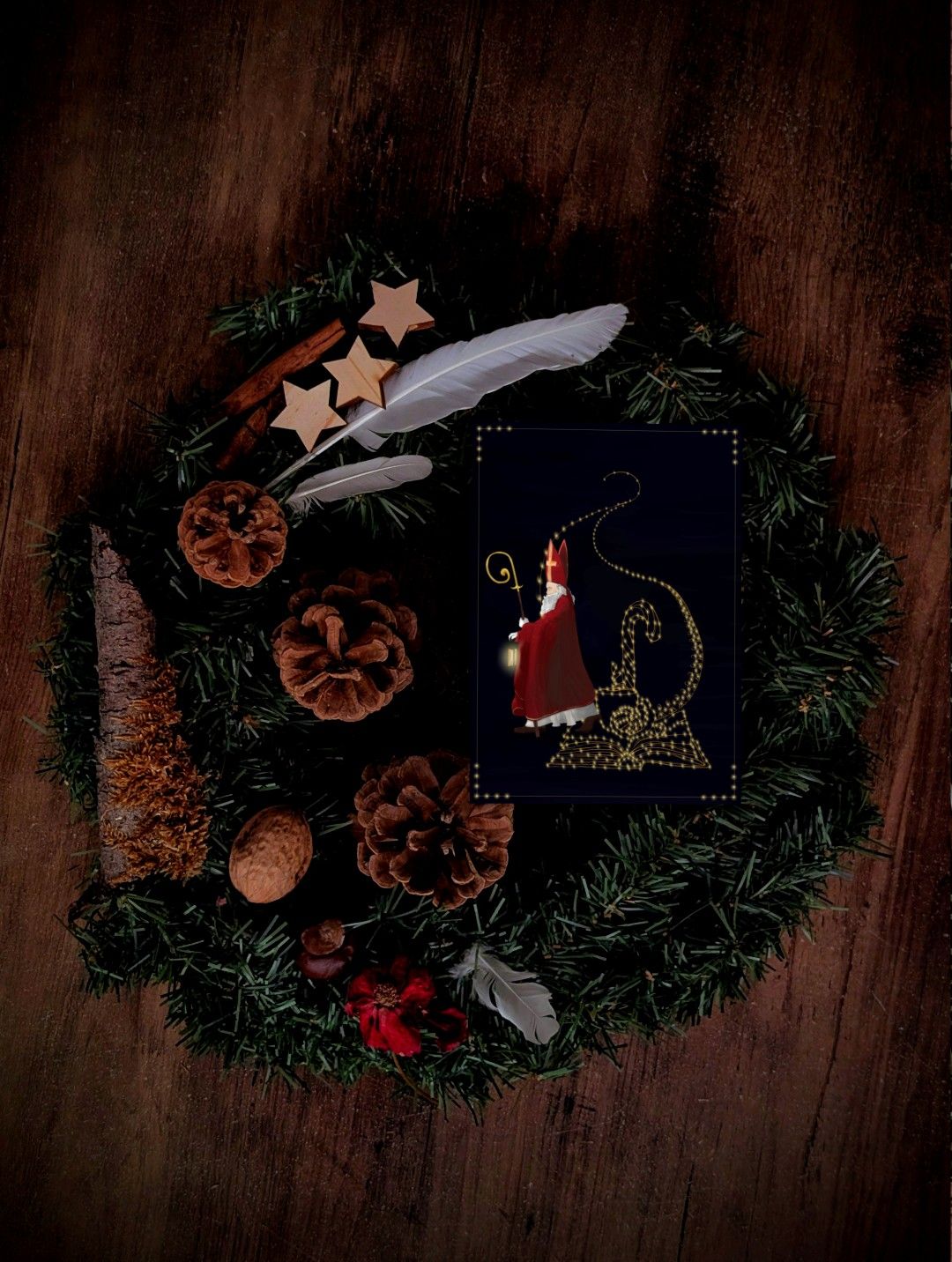 Carte de Noël St Nicolas Photo Produit