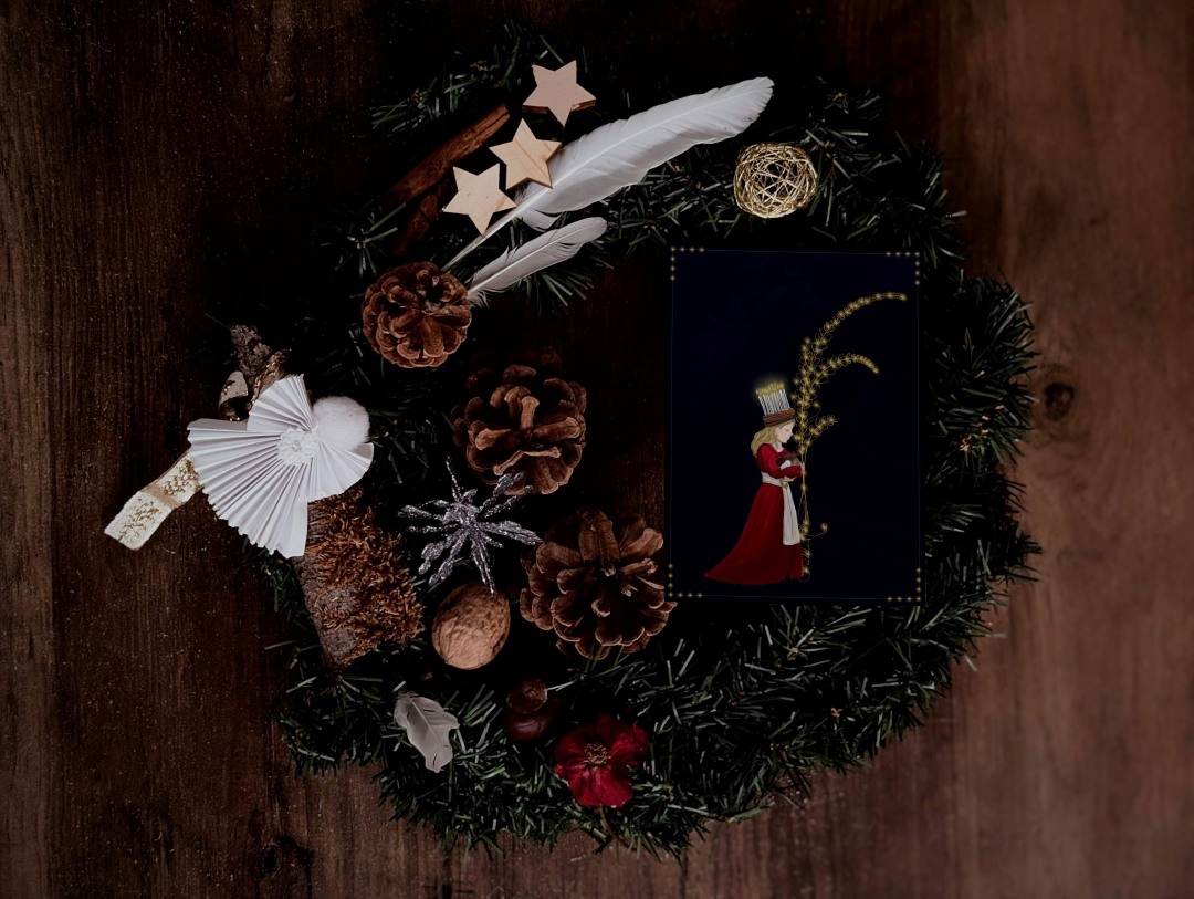 Carte de Noël Ste Lucie Photo Produit 2