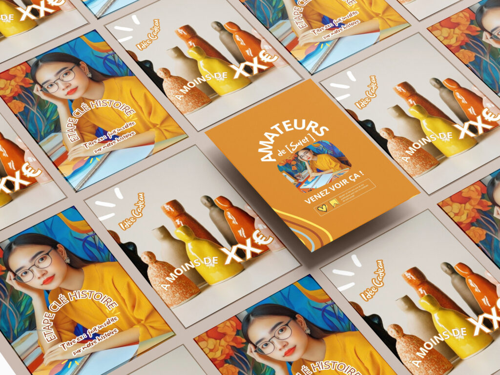 Template instagram créateur passionné